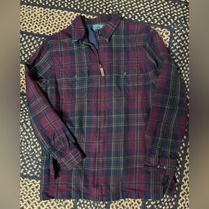 Ralph Lauren Lightweight Shirt Jacket Blue and Red